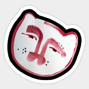 Karl, a red cat Sticker